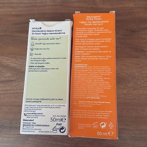 Nivea Yüz nemlendiricisi