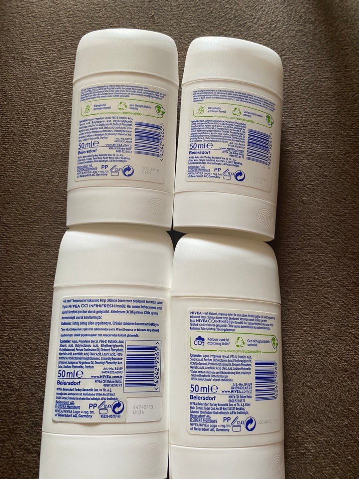 NIVEA Kadın Deodorant Seti 50ml - Görsel 3