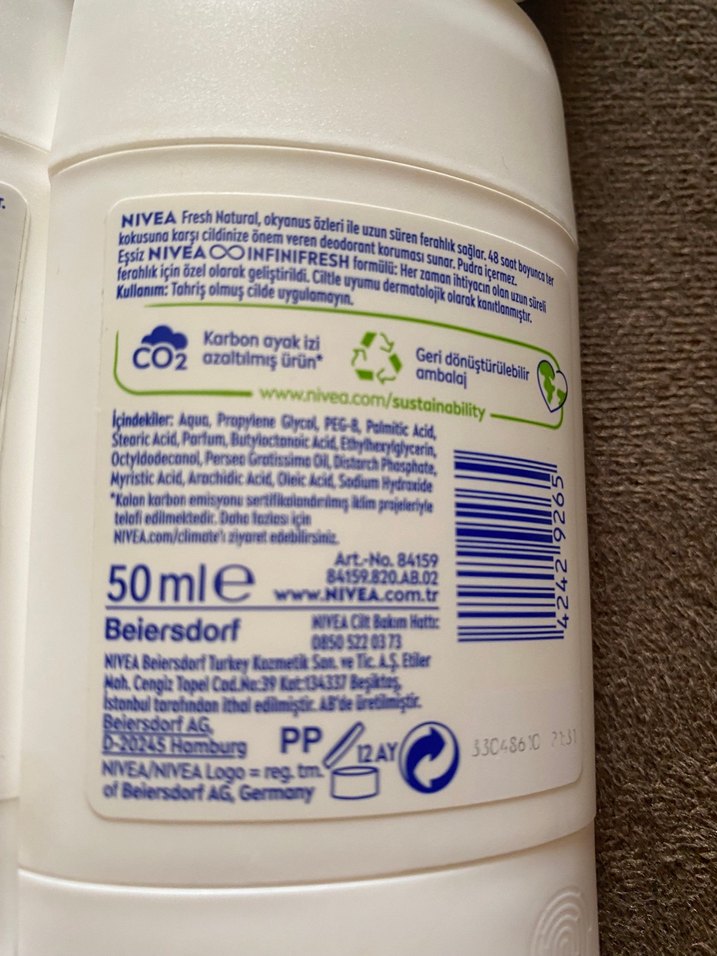 NIVEA Kadın Deodorant Seti 50ml - Görsel 4