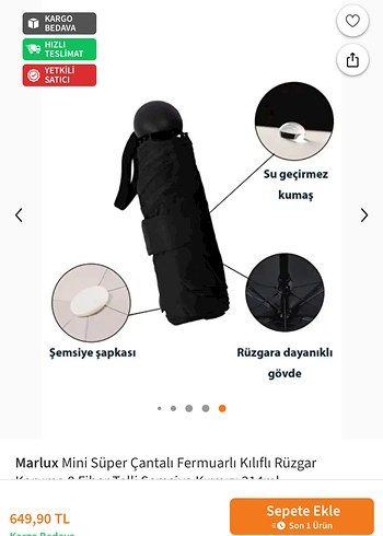 Marlux şemsiye - Görsel 3