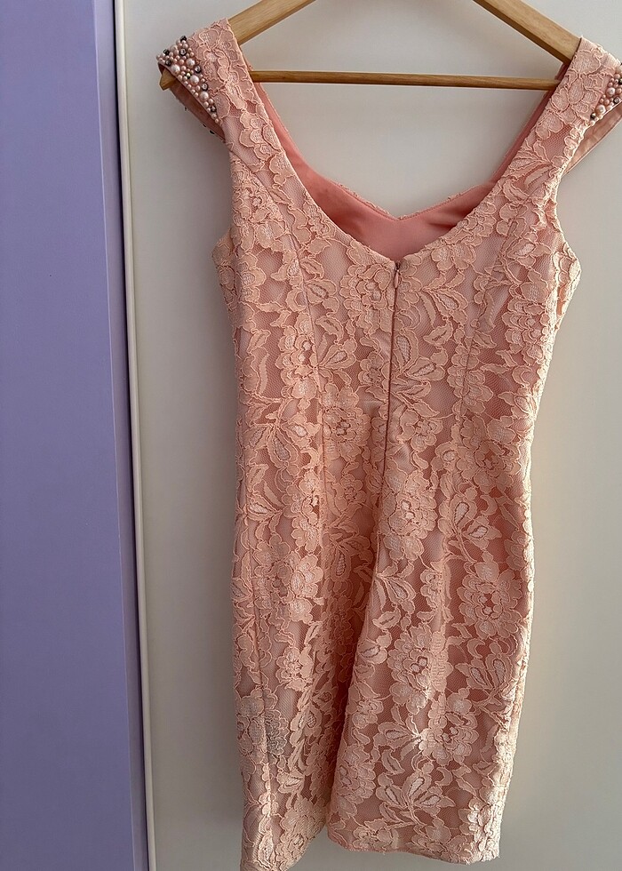 Abiye elbise somon - Görsel 2