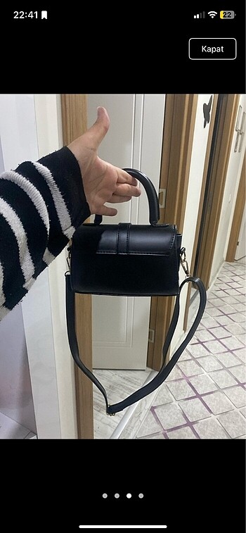  Beden Siyah şık çanta