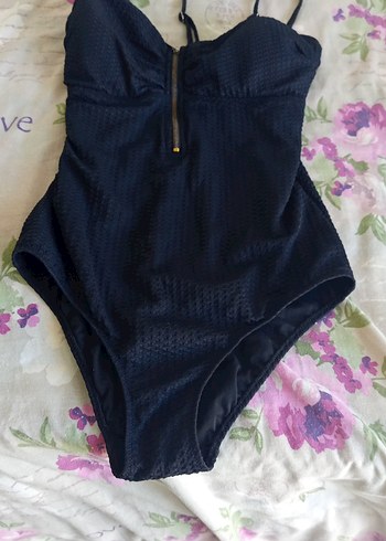 Pierre Cardin Fermuarlı Lacivert Kadın Mayo