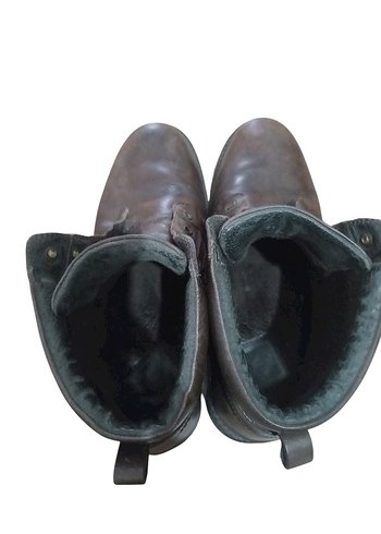 Kahverengi Deri Tokalı Erkek Biker Botları - Görsel 3