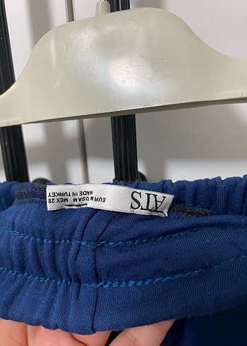 xl Beden Kadın Lacivert Pilili Midi Kumaş Pantolon