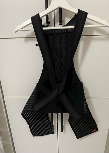 Siyah Fitted Hemşire Korsesi Midi Boy - Görsel 4