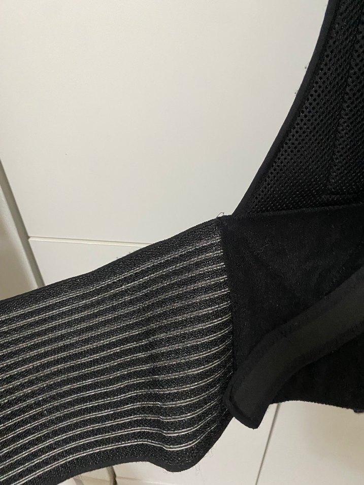 Siyah Fitted Hemşire Korsesi Midi Boy - Görsel 3