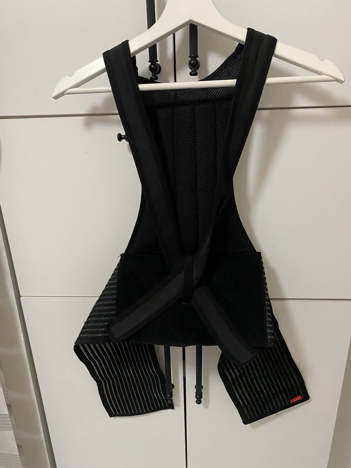 Siyah Fitted Hemşire Korsesi Midi Boy - Görsel 4