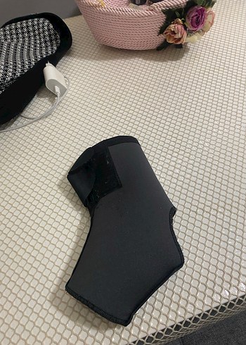 Velcro kapamalı siyah gri  bileklik ayak - Görsel 5