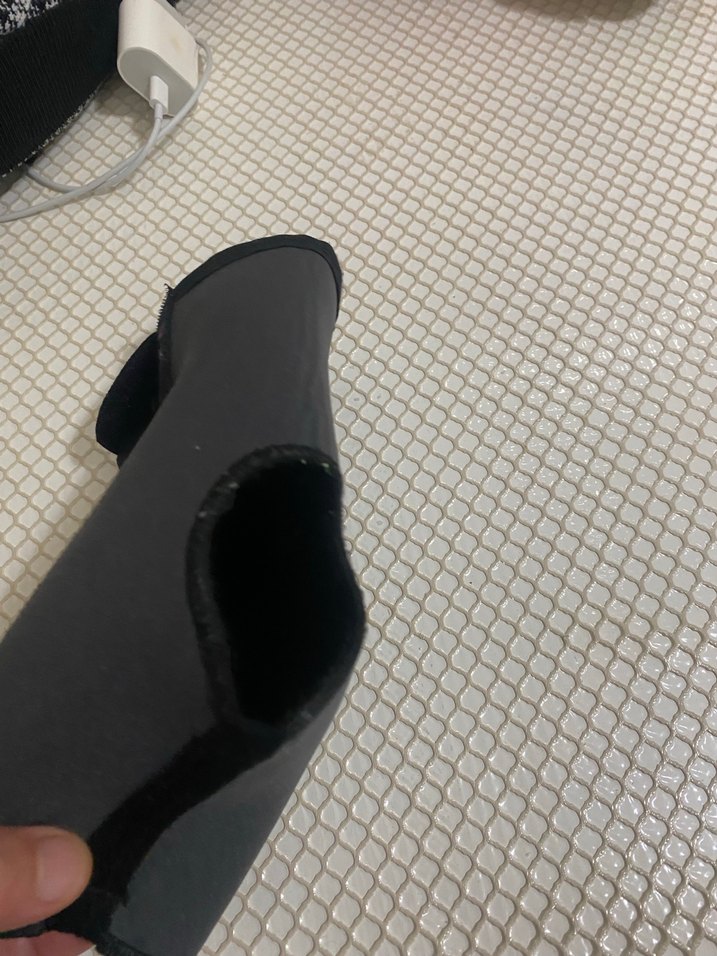 Velcro kapamalı siyah gri  bileklik ayak - Görsel 4