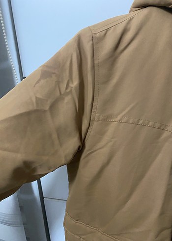 Kahverengi Kapüşonlu Erkek Çocuk Kaban - Görsel 3