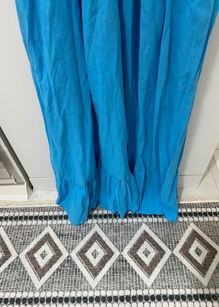 0 keten elbise - Görsel 5