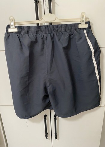 Erkek Lacivert Çizgili Spor Şort - Görsel 2