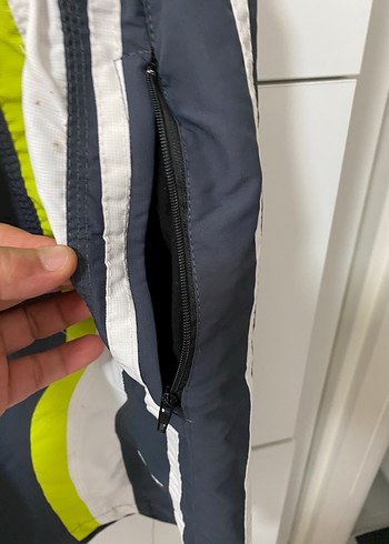 Erkek Lacivert Çizgili Spor Şort - Görsel 3