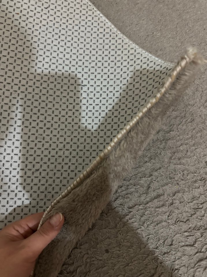 Gri Modern Düz Desen Halı - Görsel 2