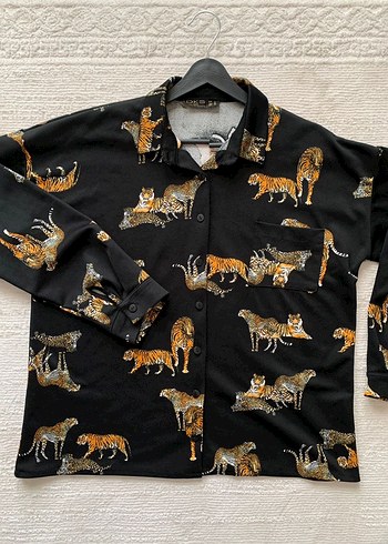 kaplanlı gömlek - Görsel 3