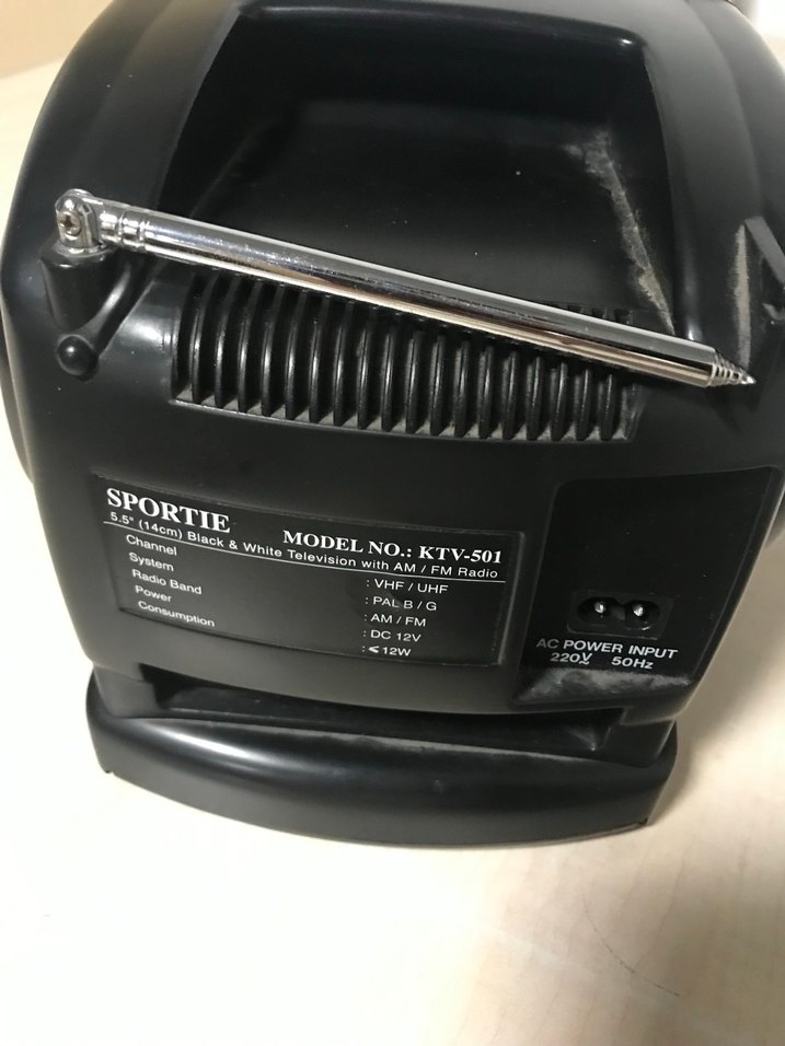 SPORTIE Siyah Mini TV - Görsel 2