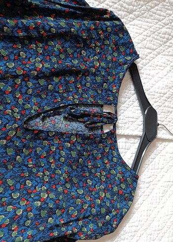 Zara Çiçek Desenli Bohem Midi Elbise