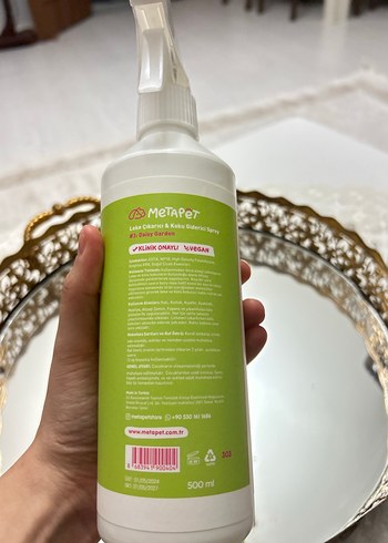 Metapet Leke Çıkarıcı Koku Giderici Sprey