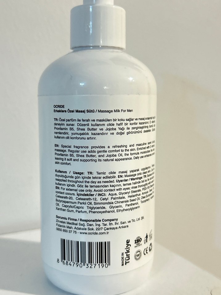 Erkekler için Masaj Sütü - Görsel 3