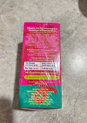 Metapet köpeklere Tüy sağlığını destekleyici b vita minli damla - Görsel 4