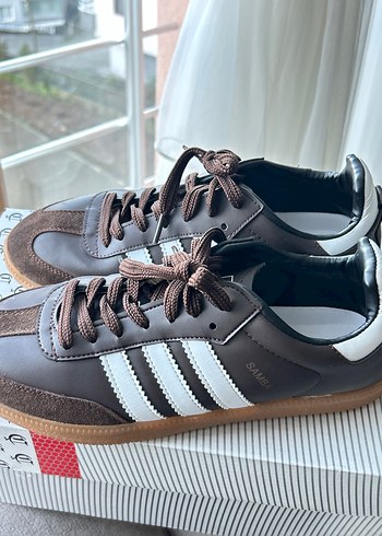 Adidas Kadın Kahverengi Süet Spor Ayakkabı - Görsel 2