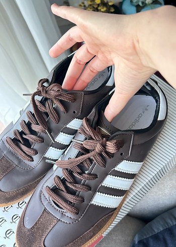 Adidas Kadın Kahverengi Süet Spor Ayakkabı - Görsel 7