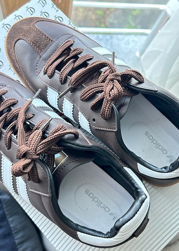 Adidas Kadın Kahverengi Süet Spor Ayakkabı - Görsel 9