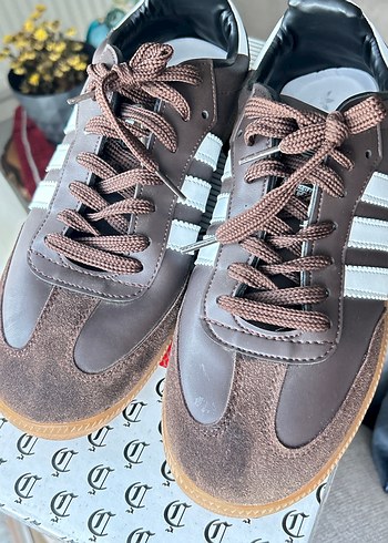 Adidas Kadın Kahverengi Süet Spor Ayakkabı - Görsel 8