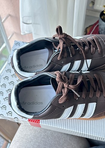 Adidas Kadın Kahverengi Süet Spor Ayakkabı - Görsel 11