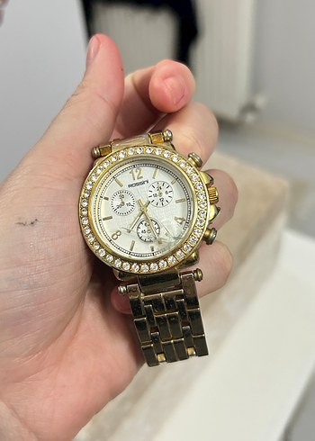 Altın Renkli 2 tane Kadın Saati - Görsel 8