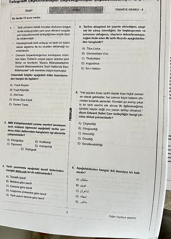 Kpss öabt deneme sınavları + ags - Görsel 6