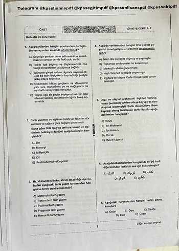 Kpss öabt deneme sınavları + ags - Görsel 3