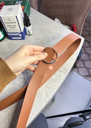 Atmosphere kahverengi Kadın Deri Kemer Tokalı - Görsel 12