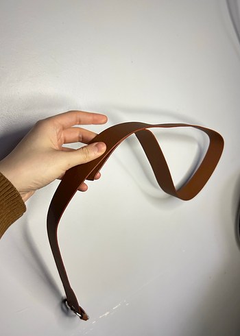 Atmosphere kahverengi Kadın Deri Kemer Tokalı - Görsel 3