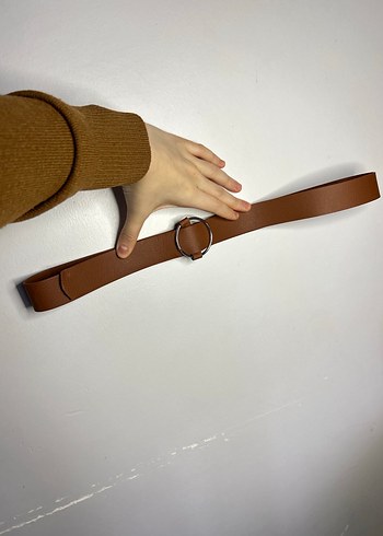 Atmosphere kahverengi Kadın Deri Kemer Tokalı - Görsel 6