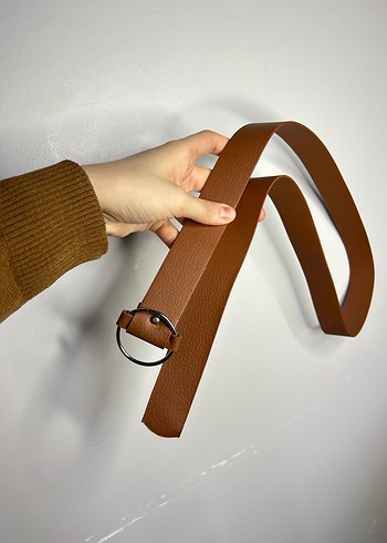 Atmosphere kahverengi Kadın Deri Kemer Tokalı - Görsel 11