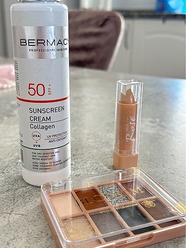 Diğer Güneş kremi, far paleti ve concealer set