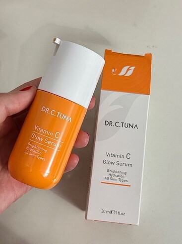 C vitamini parlak aydınlatıcı serum