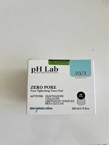 PhLab Zero Pero gözenek sıkılaştırıcı 60?lı toner pad