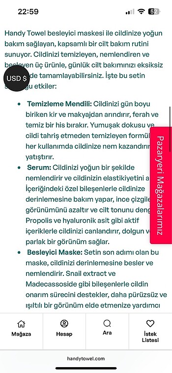 Handy Towel besleyici yüz bakım seti - Görsel 8