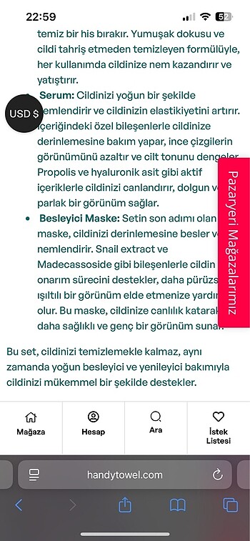 Handy Towel besleyici yüz bakım seti - Görsel 9