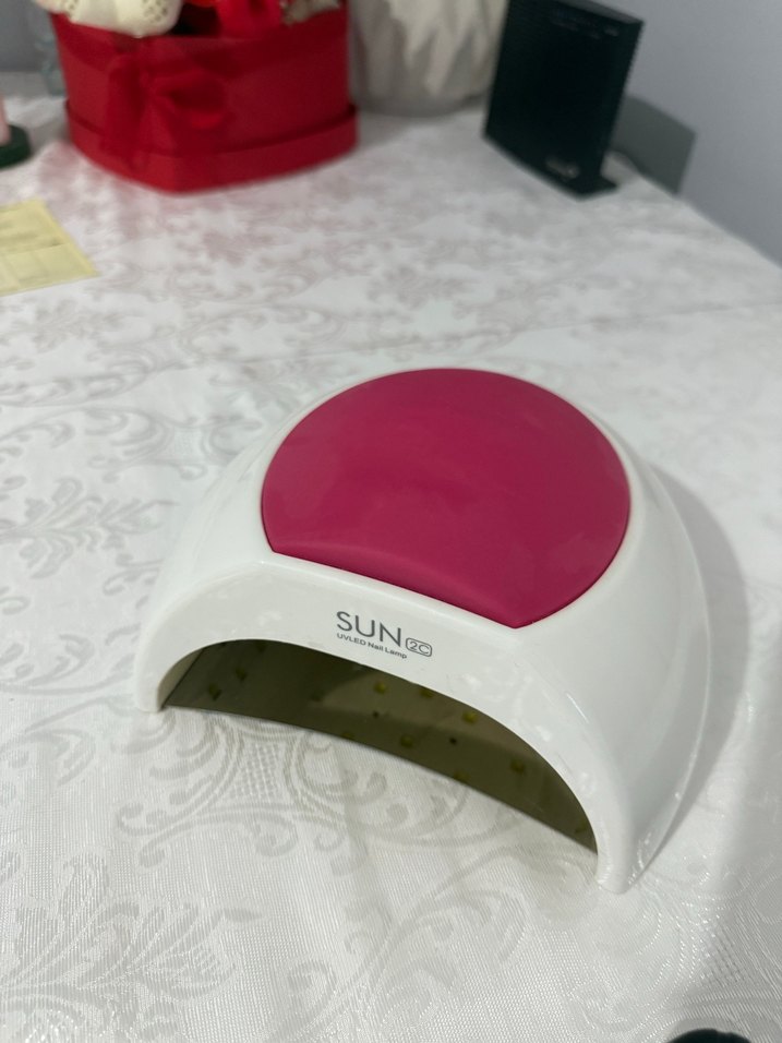 Çıkarılabilir Silikon Pedli Pembe Tırnak Lambası - Görsel 4