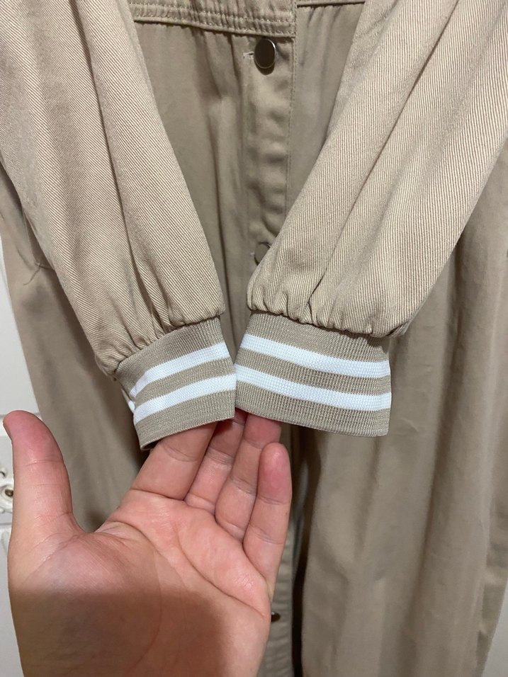 Organic time bej kot kap - Görsel 5