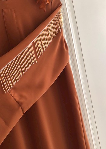 Kaliteli krep abiye elbise - Görsel 3