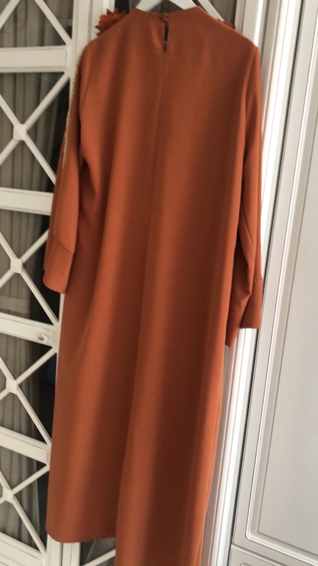 Kaliteli krep abiye elbise - Görsel 2