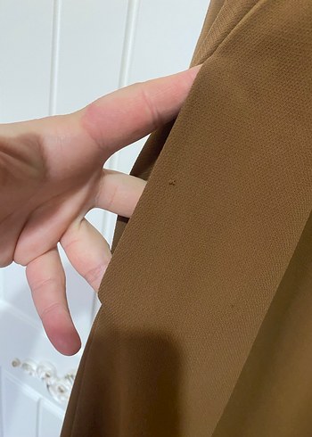 Krep kumaş tunik elbise - Görsel 7