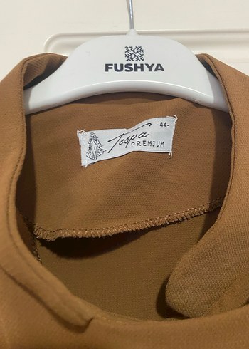 Krep kumaş tunik elbise - Görsel 3