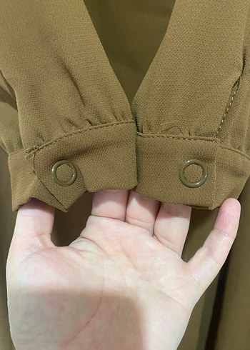 Krep kumaş tunik elbise - Görsel 4