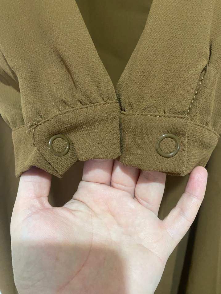 Krep kumaş tunik elbise - Görsel 4